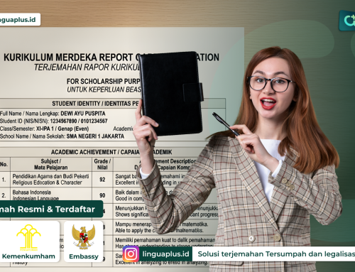 Cara Translate Rapor Kurikulum Merdeka untuk Beasiswa