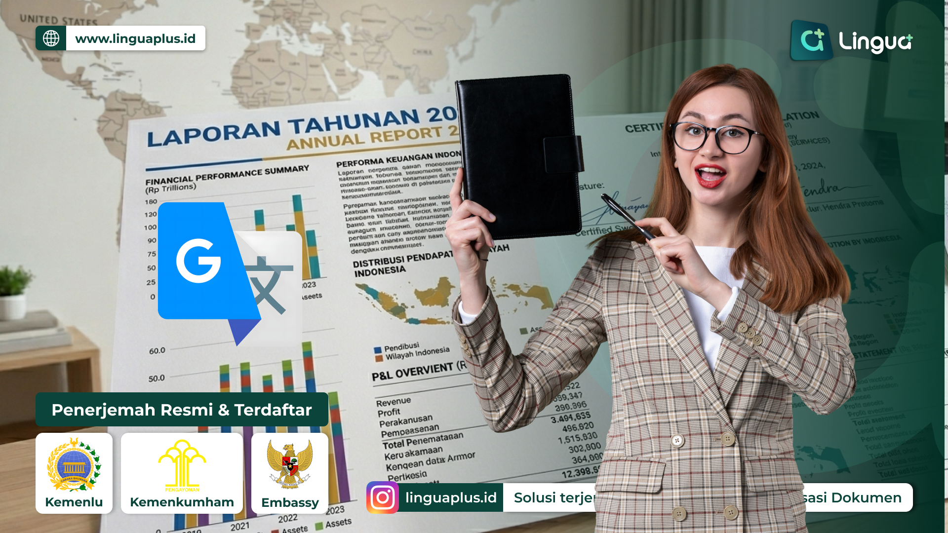 Jasa Translate Annual Report Perusahaan