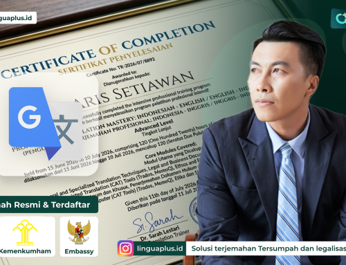 Translate Sertifikat Pelatihan untuk Kerja di Luar Negeri? Begini Caranya